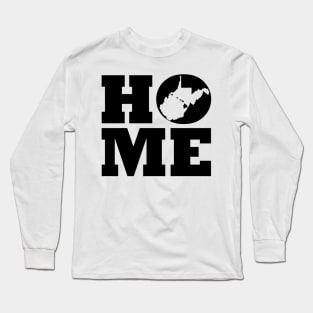 West Viriginia and Hawai'i HOME Roots by Hawaii Nei All Day Long Sleeve T-Shirt